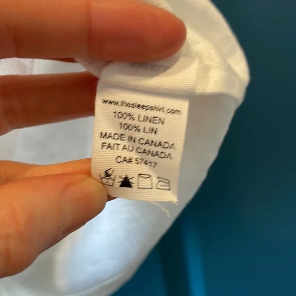 🇨🇦 THE SLEEP SHIRT linen dress/nightie - Picture 10 of 14